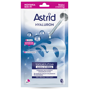 Astrid maska tekstylna Hyaluron nawilżająca i rozjaśniająca, 1 szt.