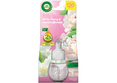 Air Wick Essential Oils White Peony & Jasmine Blossom - Piwonia i kwiat jaśminu elektrický osvěžovač náhradní náplň 19 ml