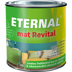 Eternal mat Revital barva k obnovování starých nátěrů, RAL 1015 Slonová kost světlá, 350 g Eternal mat Revital barva k obnovování starých nátěrů, RAL 1015 Slonová kost světlá, 350 g