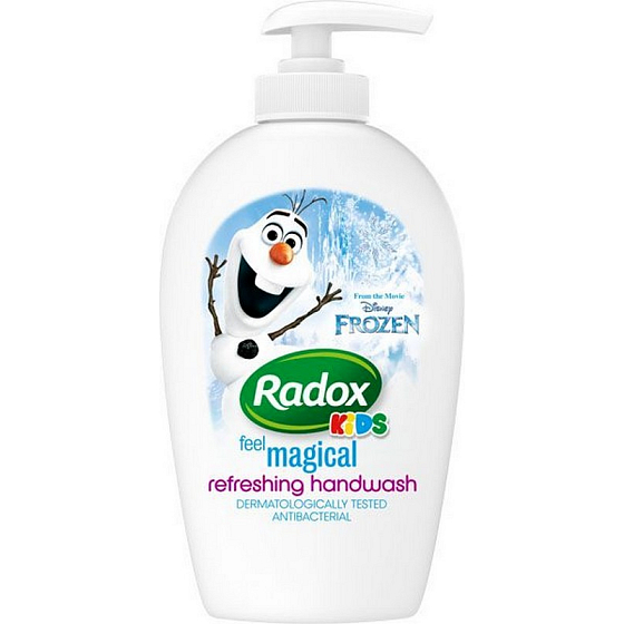 Radox Kids Frozen Olaf tekuté mýdlo pro děti dávkovač 250 ml