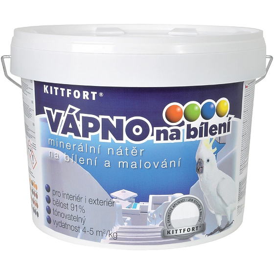 Kittfort Wapno do malowania i bielenia mineralny nawierzchnia do bielenia i malowania 6 kg