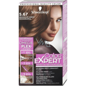 Schwarzkopf Color Expert barva na vlasy 5.67 Bronzově hnědý
