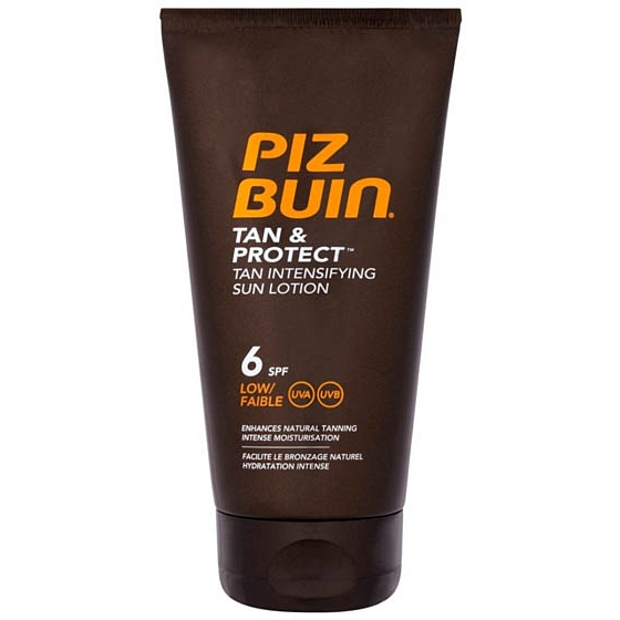 Piz Buin Tan & Protect SPF6 opalovací mléko urychlující opalování 150 ml