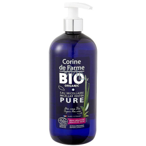 Corine de Farme Bio Organic Pure Aloe Vera micelární čisticí voda pro velmi citlivou a reaktivní pleť dávkovač 500 ml