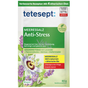Tetesept Proti stresu mořská sůl do koupele 80 g