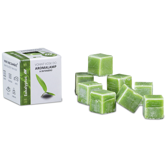 Kozák Eukalyptus přírodní vonný vosk do aromalamp a interiérů 8 kostiček 30 g