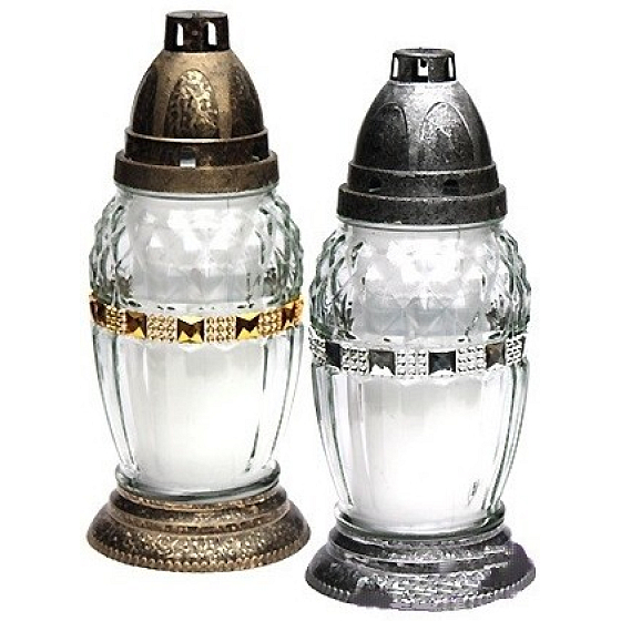 Rolchem Lampa skleněná střední 20 cm 28 hodin 65 g Z06 1 kus