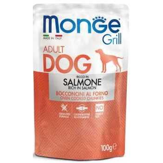 Monge Dog Grill łososiowa kapsułka 100 g
