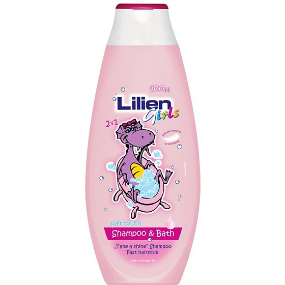 Lilien Girls szampon i płyn do kąpieli 2w1 dla dziewczynek 400 ml