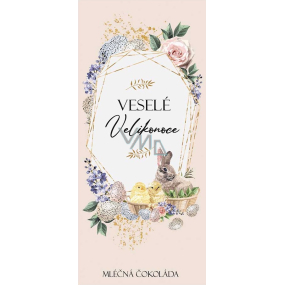 Bohemia Gifts Mléčná čokoláda Veselé Velikonoce 100 g