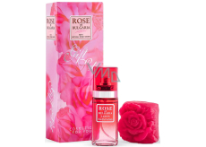Rose of Bulgaria woda perfumowana 25 ml + mydło toaletowe w kształcie róży 60 g, zestaw prezentowy dla kobiet