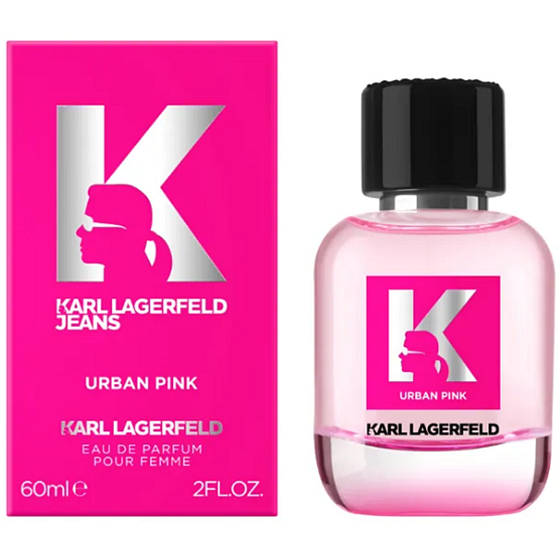 Karl Lagerfeld Jeans Urban Pink parfémovaná voda pro ženy, 60 ml. Stylová a moderní vůně pro sebevědomé ženy.
