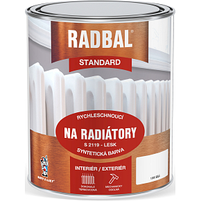 Radbal Standard S2119 farba do grzejników, biała, 0,6 l