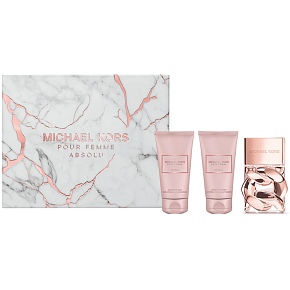 Michael Kors Pour Femme Absolu perfumowana woda 50 ml + mleczko do ciała 50 ml + żel pod prysznic 50 ml, zestaw prezentowy dla mężczyzn