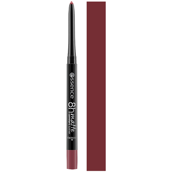 Essence 8h Matte Comfort tužka na rty 19 Burgundy Bestie 0,3 g