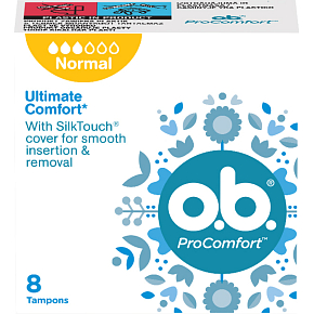O.B. ProComfort Normal tampony, 8 ks O.B. ProComfort Normal tampony, 8 ks