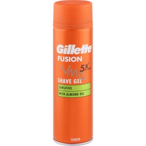 Gillette Fusion Sensitive żel do golenia do wrażliwej skóry dla mężczyzn 200 ml Gillette Fusion Sensitive żel do golenia do wrażliwej skóry dla mężczyzn 200 ml