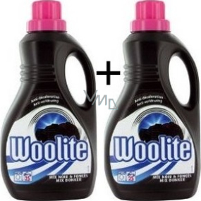 Woolite Extra Dark Protection prací prostředek tmavé a černé oblečení 2 x 1,5 l