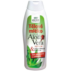 Bione Cosmetics Aloe Vera z białkowym orzechem laskowym mleko do ciała dla wszystkich typów skóry 500 ml
