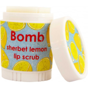 Bomb Cosmetics Cytrynowe lody - balzam do ust z delikatnym peelingiem 9 ml