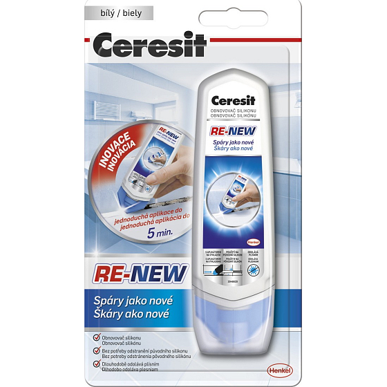 Ceresit Re-New obnovovač silikonu bílý 100 ml