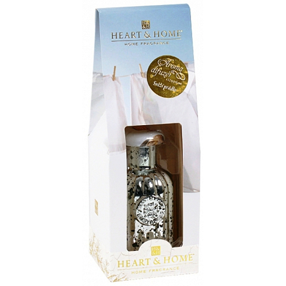 Heart & Home Svěží prádlo difuzér 12 tyčinek 90 ml