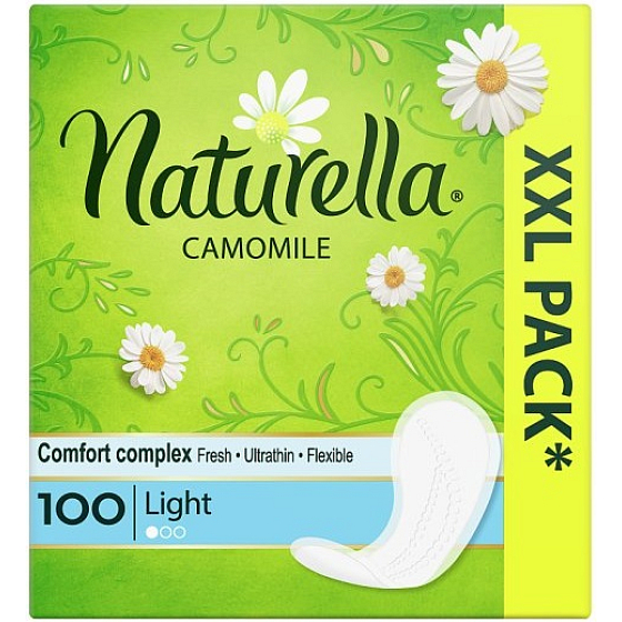 Naturella Light wkładki intymne z rumiankiem 100 sztuk