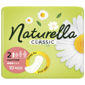 Naturella Classic Normal wkładki higieniczne z rumiankiem 10 sztuk