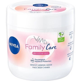 Nivea Family Care krem nawilżający do skóry wrażliwej 450 ml