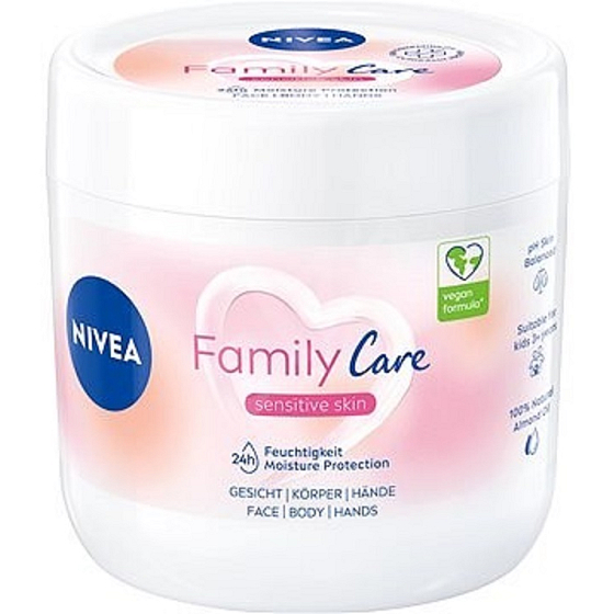 Nivea Family Care krem nawilżający do skóry wrażliwej 450 ml