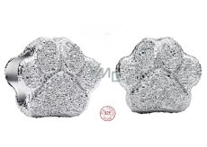 Charm Sterlingové stříbro 925 Tlapička lásky - amulet věrnosti a oddanosti, korálek na náramek zvíře
