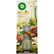 Air Wick Essential Oils Sandalwood & Warm Vanilla - Santalové dřevo a vanilka vonné tyčinky osvěžovač vzduchu 30 ml
