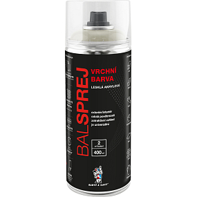 BALSPREJ górna uniwersalna farba akrylowa w sprayu, RAL 1015 kość słoniowa, 400 ml