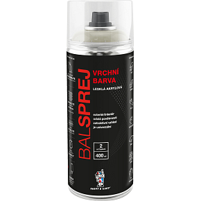 BALSPREJ górna uniwersalna farba akrylowa w sprayu, RAL 1015 kość słoniowa, 400 ml