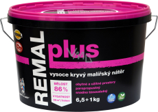REMAL Plus vysoce kryvá barva na zeď, 6,5+1 kg