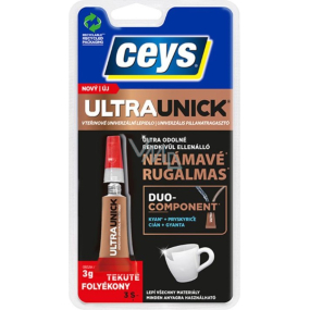 Ceys Ultraunick Liq uniwersalne klej cyjanoakrylowy 3 g