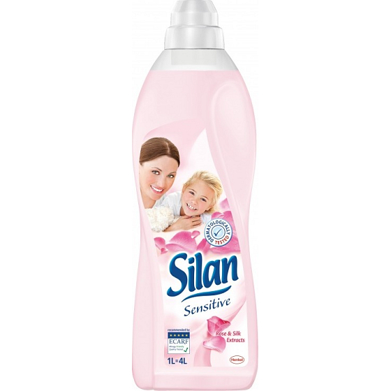 Silan Sensitive Rose & Silk Extracts aviváž citlivá pokožka 1 l
