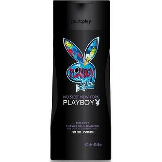 Playboy No Sleep New York 2v1 sprchový gel a šampon pro muže 250 ml