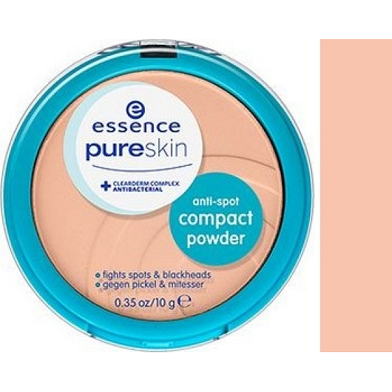 Essence Pure Skin Anti-Spot Compact Powder kompaktní pudr 04 Natural 10 g