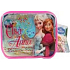 Disney Frozen Elsa a Anna sponky 2 kusy + gumičky do vlasů 2 kusy + mini hřebínek 1 kus + etue, dárková sada