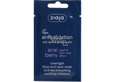 Ziaja Acai Berry wygładzająca nocna maska na twarz i szyję 7 ml