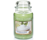 Yankee Candle Vanilla Lime - Vanilka s limetkou vonná svíčka Classic velká sklo 623 g