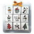 Nekupto Čokoládové puzzle Sněhuláci 9 x 5 g, 11 x 11,5 x 0,7 cm