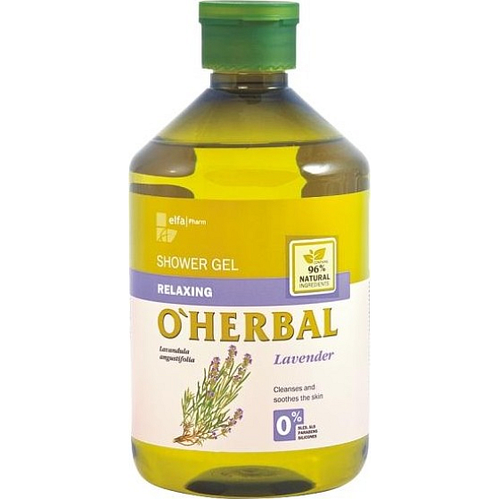O Herbal Relaxing Levandule relaxační sprchový gel s extraktem levandule 500 ml