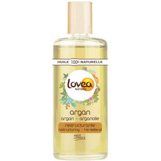 Lovea Bio Arganový olej a vitanin E obnovující pleťový, tělový, vlasový olej 100 ml