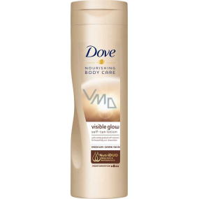 Dove Nourishing Visible Glow Self-Tan Lotion samoopalovací tělové mléko Medium-Dark Skin 250 ml Dove Nourishing Visible Glow Self-Tan Lotion samoopalovací tělové mléko Medium-Dark Skin 250 ml