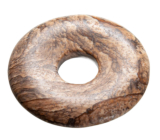 Jaspis obrazkowy Donut naturalny kamień 30 mm, kamień pozytywnej energii