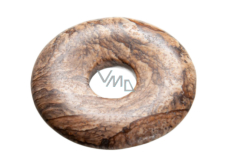 Jaspis obrazkowy Donut naturalny kamień 30 mm, kamień pozytywnej energii