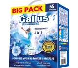Gallus Universal Box prací prášek na bílé a barevné prádlo 55 dávek 3,05 kg