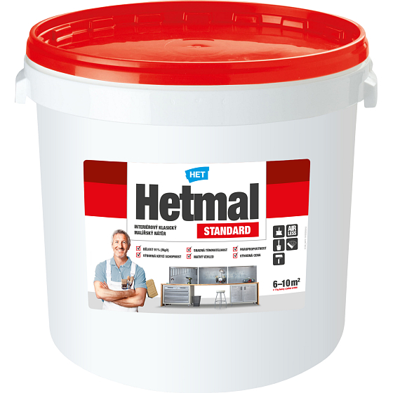 Het Hetmal Standard farba malarska, 40 kg